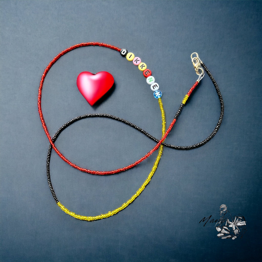 Belgium flag Waist beads